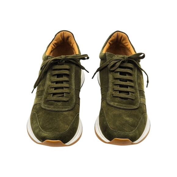 Ralph Lauren Purple Label Ethan Suede Sneakers Green EU 44 US 11 - NWB $990